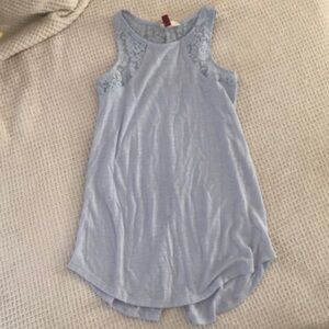 XS Light Blue Lace Tank Top